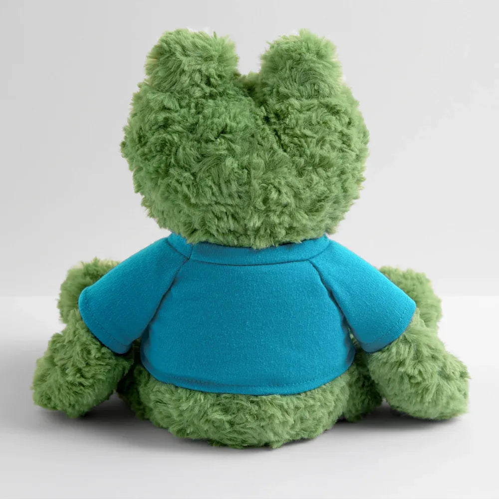 MiniFeet® Frosch Torge - personalisierbar - Atollblau