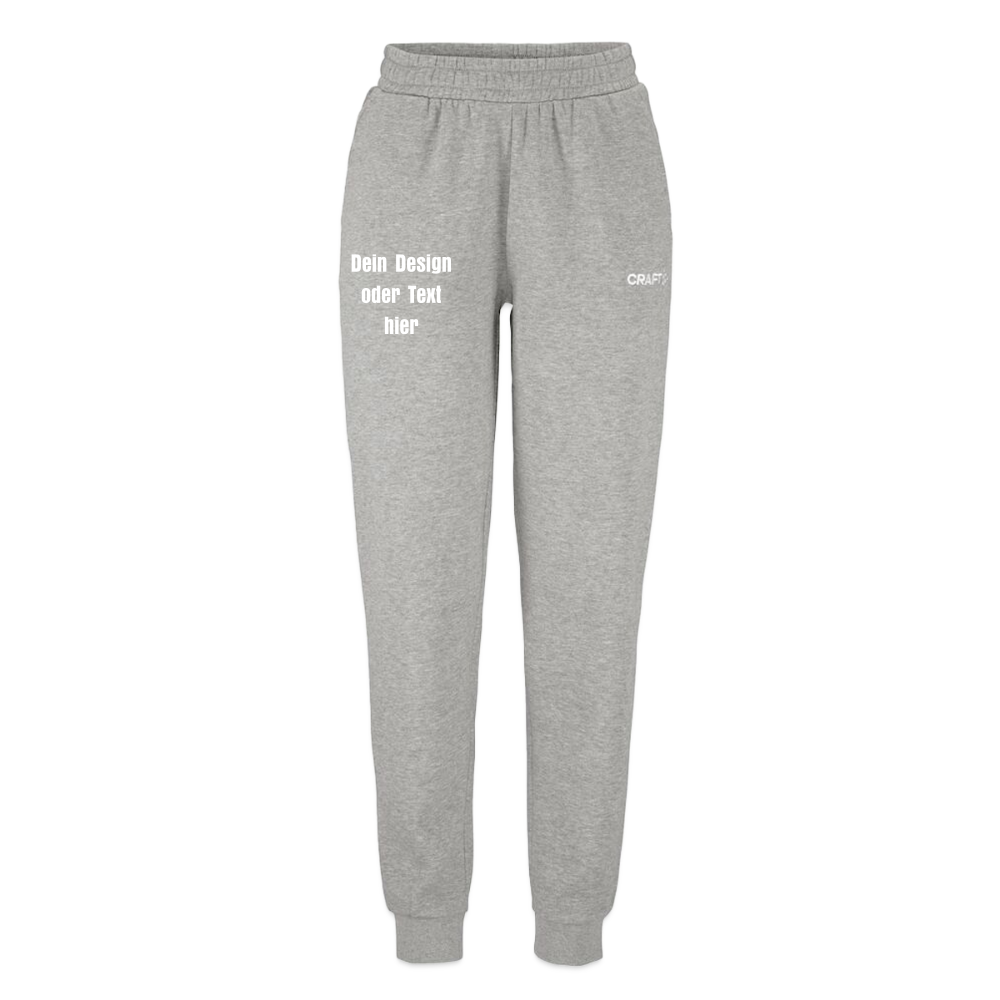 CRAFT Community 2.0 Frauen Sweathose - personalisierbar - Grau meliert