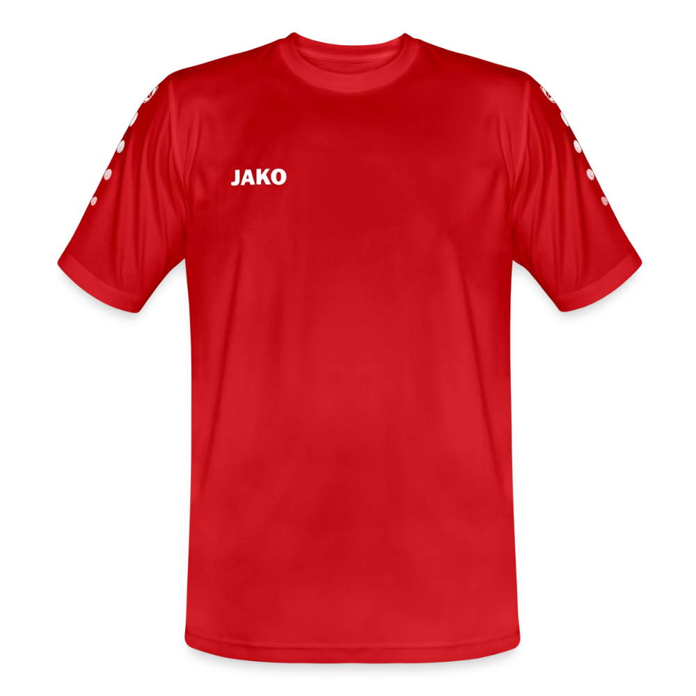 JAKO Männer Trikot Team - personalisierbare Vorder- und Rückseite - Rot