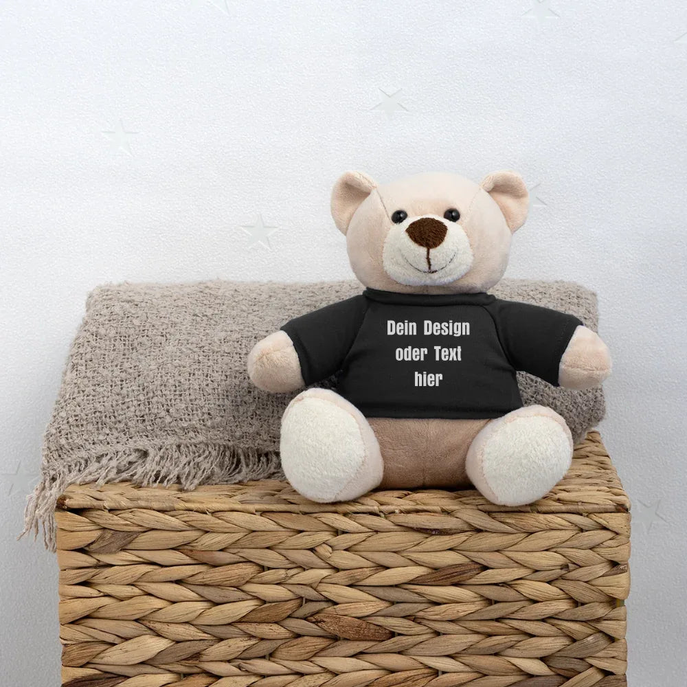 Teddy - personalisierbar - Schwarz
