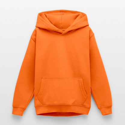 Teenager Hoodie - personalisierbare Vorder- und Rückseite - Orange