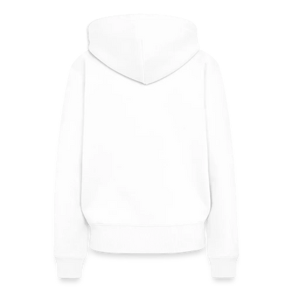 Frauen Premium Hoodie - personalisierbare Vorder- und Rückseite - Weiß