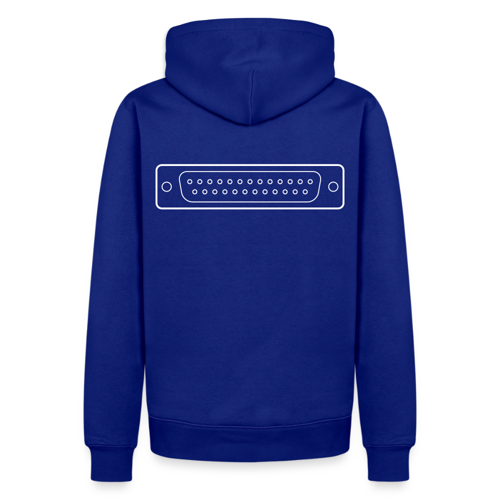 DB-25 LPT1 Retro Hoodie für Herren - Royalblau