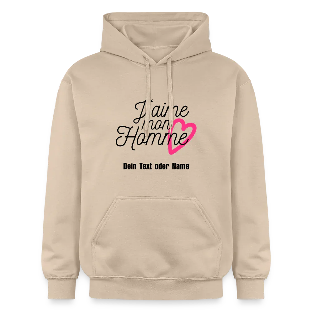 Kuschel-Hoodie "Valentine" für Frauen – personalisierbar & weich - Sand