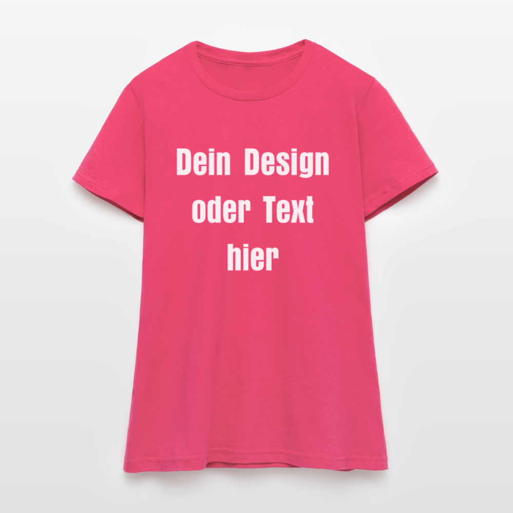 Frauen T-Shirt - personalisierbare Vorder- und Rückseite - Azalea