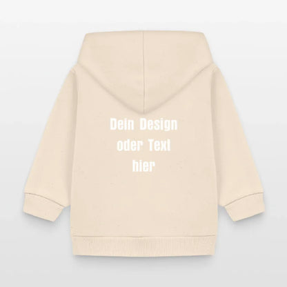 Stanley/Stella Bio Zip Hoodie BABY CONNECTOR - personalisierbar - Natur