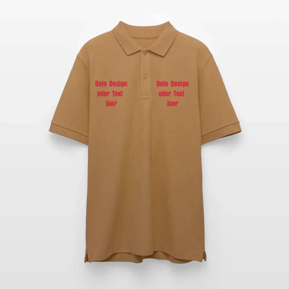 Stanley/Stella Unisex Bio-Poloshirt PREPSTER - personalisierbar - Karamell 