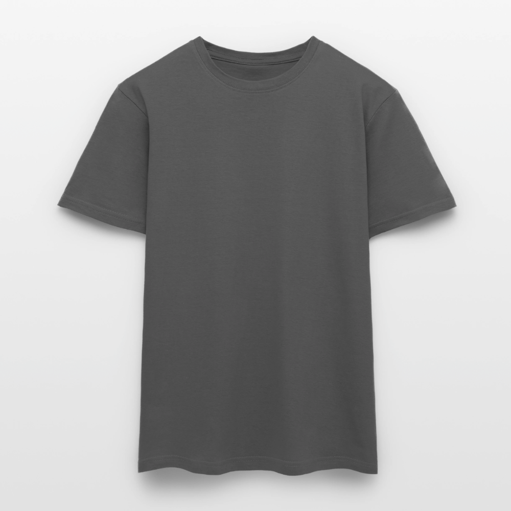 Männer T-Shirt - personalisierbare Vorder- und Rückseite - Anthrazit