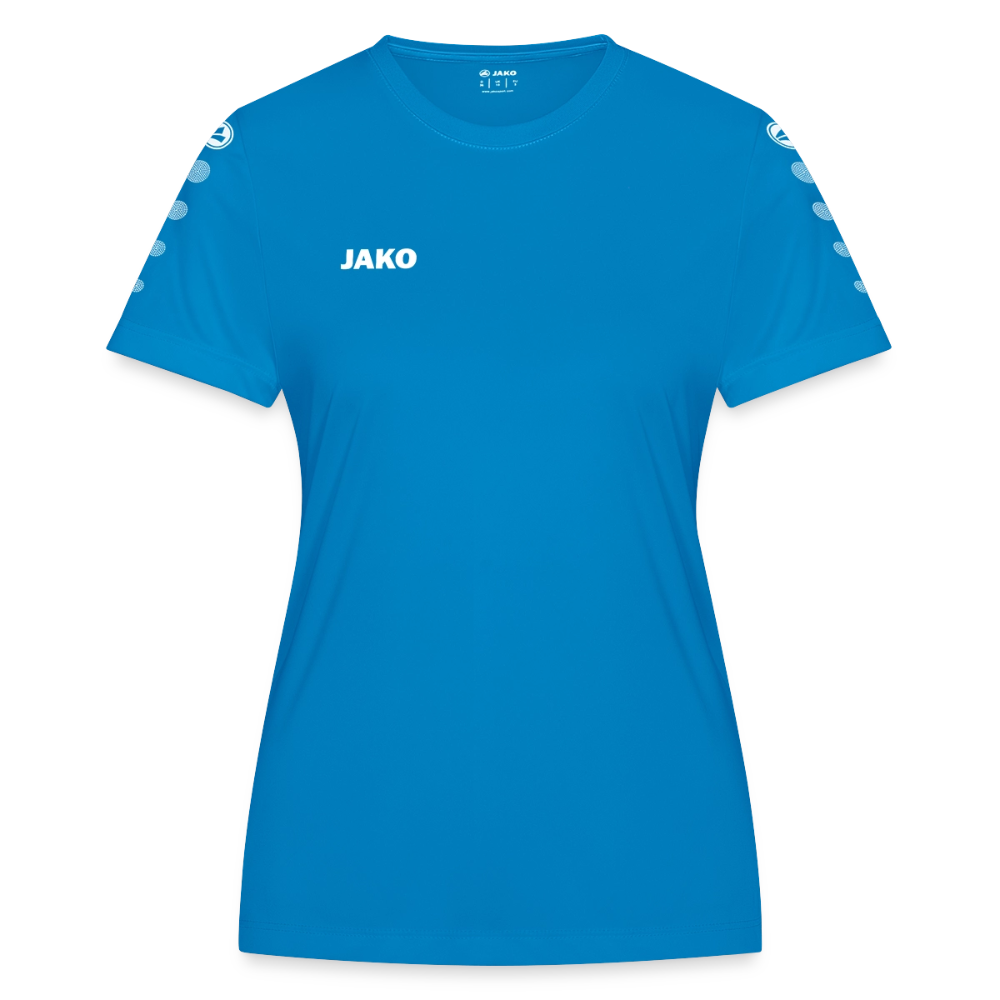 JAKO Frauen Trikot Team - personalisierbare Vorder- und Rückseite - Saphirblau
