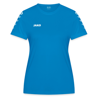 JAKO Frauen Trikot Team - personalisierbare Vorder- und Rückseite - Saphirblau