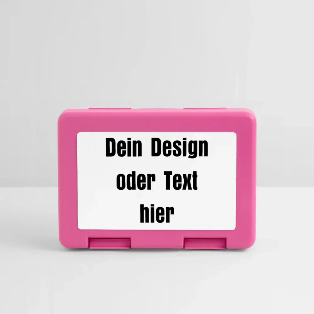 Brotdose - personalisierbar - Pink