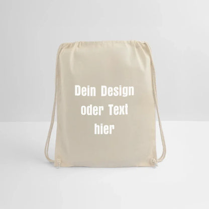 Turnbeutel - personalisierbar - Natur