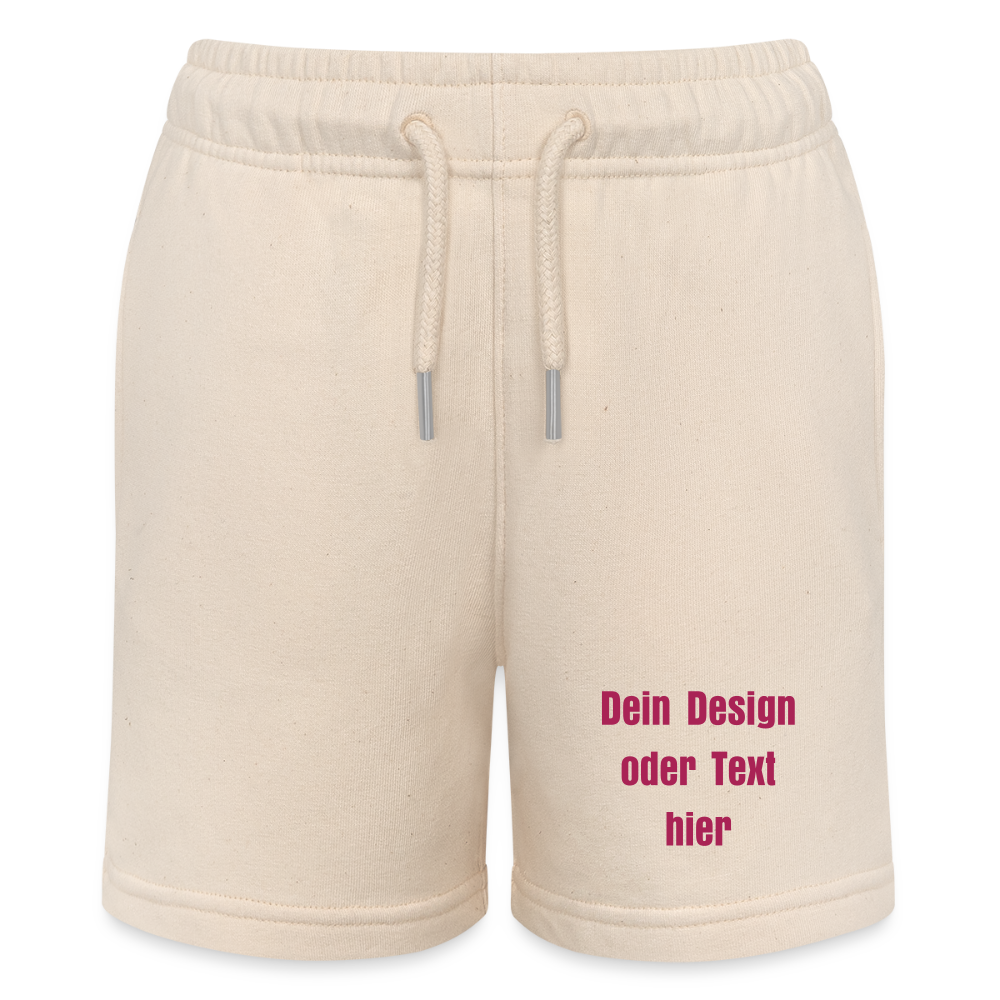 Stanley/Stella Teenager Bio-Joggingshorts MINI BOLTER - personalisierbar - Natur