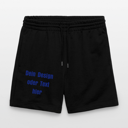 Stanley/Stella Unisex Bio Joggingshorts Trainer - personalisierbar - Schwarz