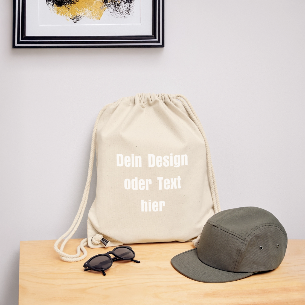 Stanley/Stella recycelter Gym Bag - personalisierbar - Naturweiß