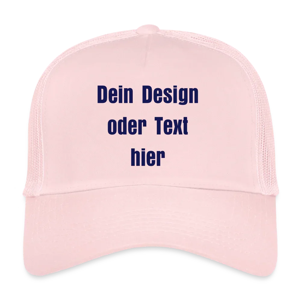 Trucker Cap - personalisierbar - Hellrosa