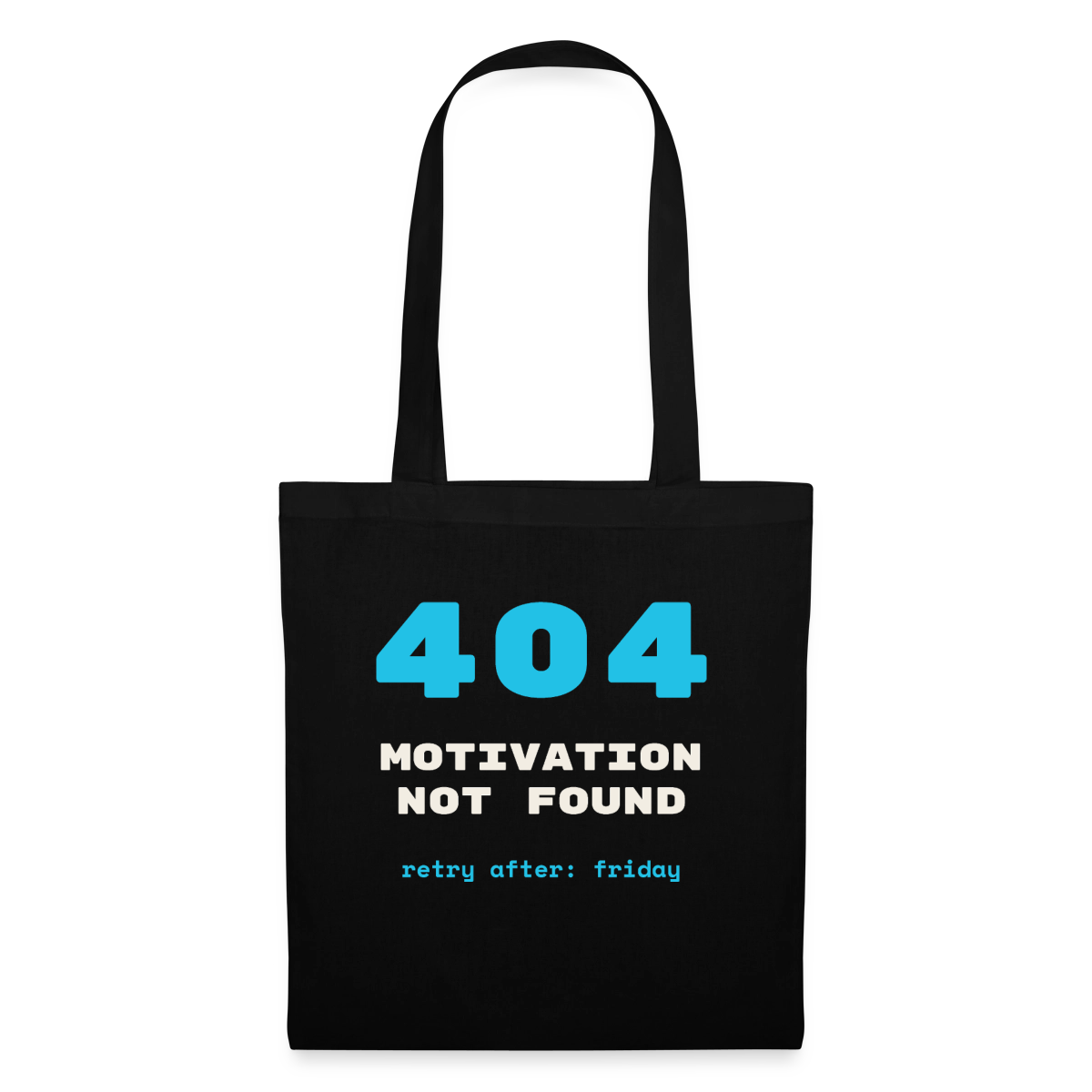 404 Motivation not found. Retry after: friday Stoffbeutel, Farbe Schwarz