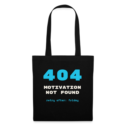 404 Motivation not found. Retry after: friday Stoffbeutel, Farbe Schwarz