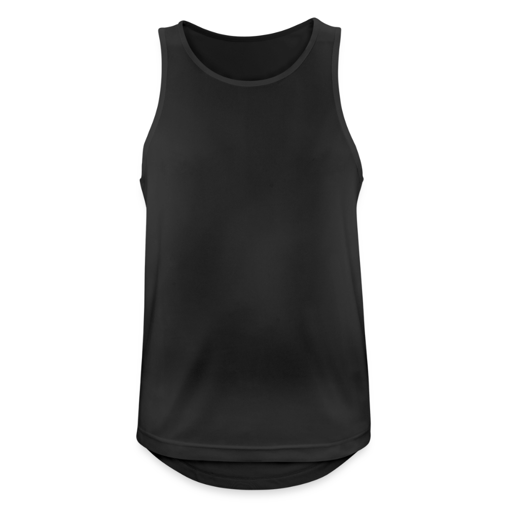 Funktionelles Männer Tank Top atmungsaktiv - personalisierbar - Schwarz