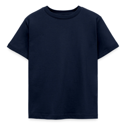 Kinder T-Shirt - personalisierbare Vorder- und Rückseite - Navy