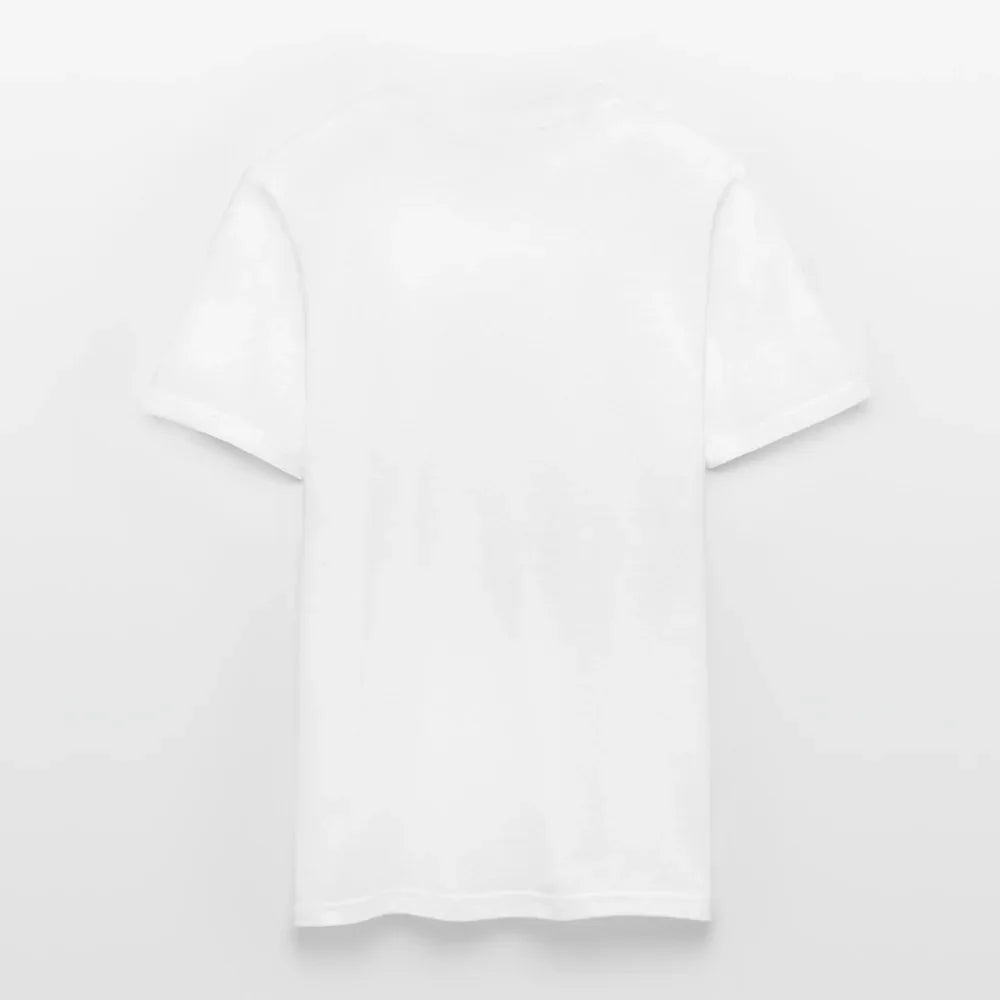 Männer T-Shirt - personalisierbare Vorder- und Rückseite - Weiß