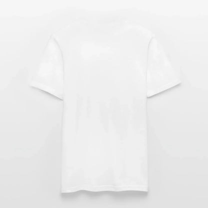 Männer T-Shirt - personalisierbare Vorder- und Rückseite - Weiß