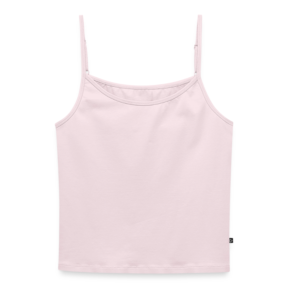Frauen Spaghetti Tank Top - personalisierbar - Puderrosa