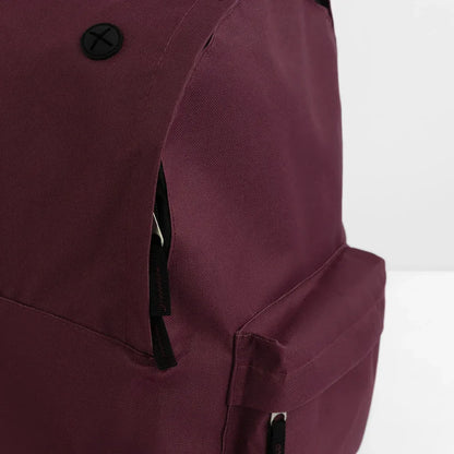 Klassischer Rucksack - personalisierbar - Burgunderrot
