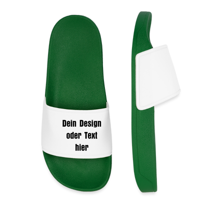 Frauen Badelatschen - personalisierbar - Dunkelgrün