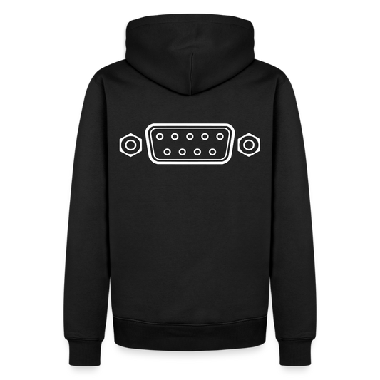 DB-9 RS-232 Retro Hoodie für Herren - Schwarz
