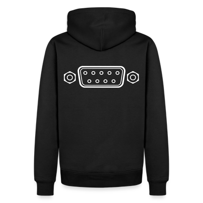 DB-9 RS-232 Retro Hoodie für Herren - Schwarz
