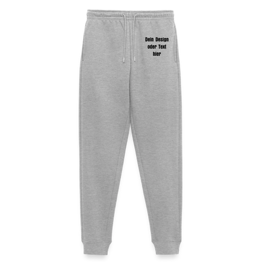 Frauen Premium Bio Jogginghose - personalisierbar - Grau meliert