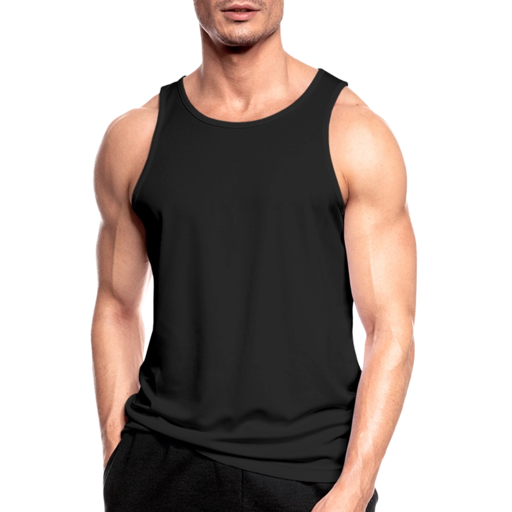 Funktionelles Männer Tank Top atmungsaktiv - personalisierbar - Schwarz