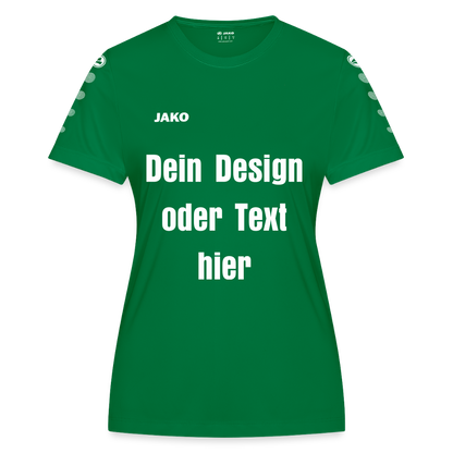 JAKO Frauen Trikot Team - personalisierbare Vorder- und Rückseite - Kelly Green