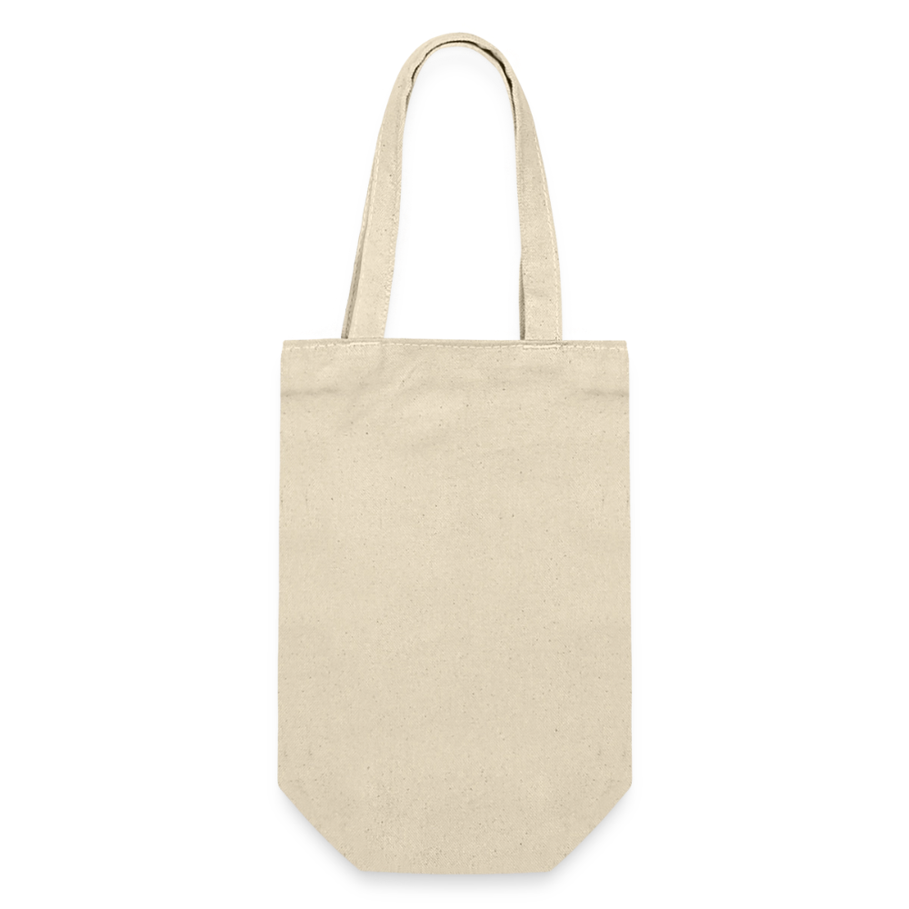 Geschenkbeutel für Flaschen - personalisierbar - Natur