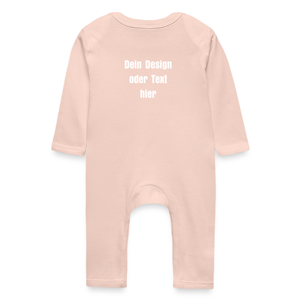 Baby Bio Strampler - personalisierbar - Kristallrosa