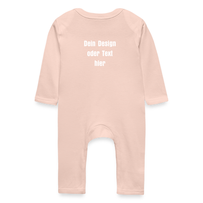 Baby Bio Strampler - personalisierbar - Kristallrosa