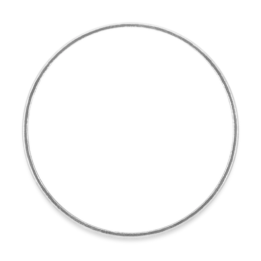 Runder Kühlschrankmagnet - personalisierbar - Weiß