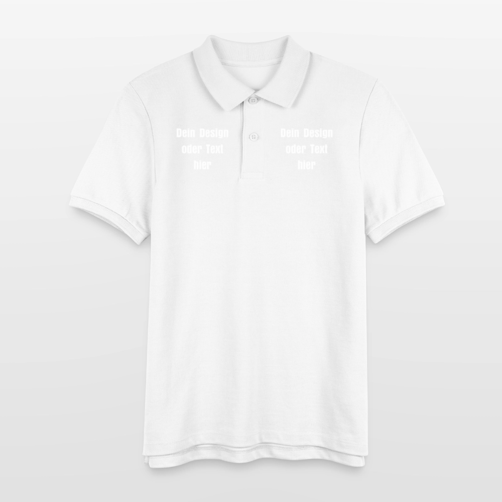 Stanley/Stella Teenager Bio-Poloshirt MINI SPRINTER - personalisierbar - Weiß