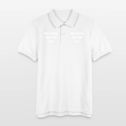 Stanley/Stella Teenager Bio-Poloshirt MINI SPRINTER - personalisierbar - Weiß