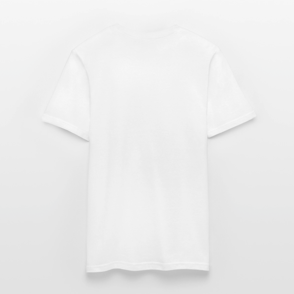 Männer T-Shirt - personalisierbare Vorder- und Rückseite - Weiß