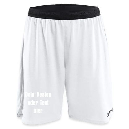CRAFT Progress Frauen Basketballshorts - personalisierbar - Weiß