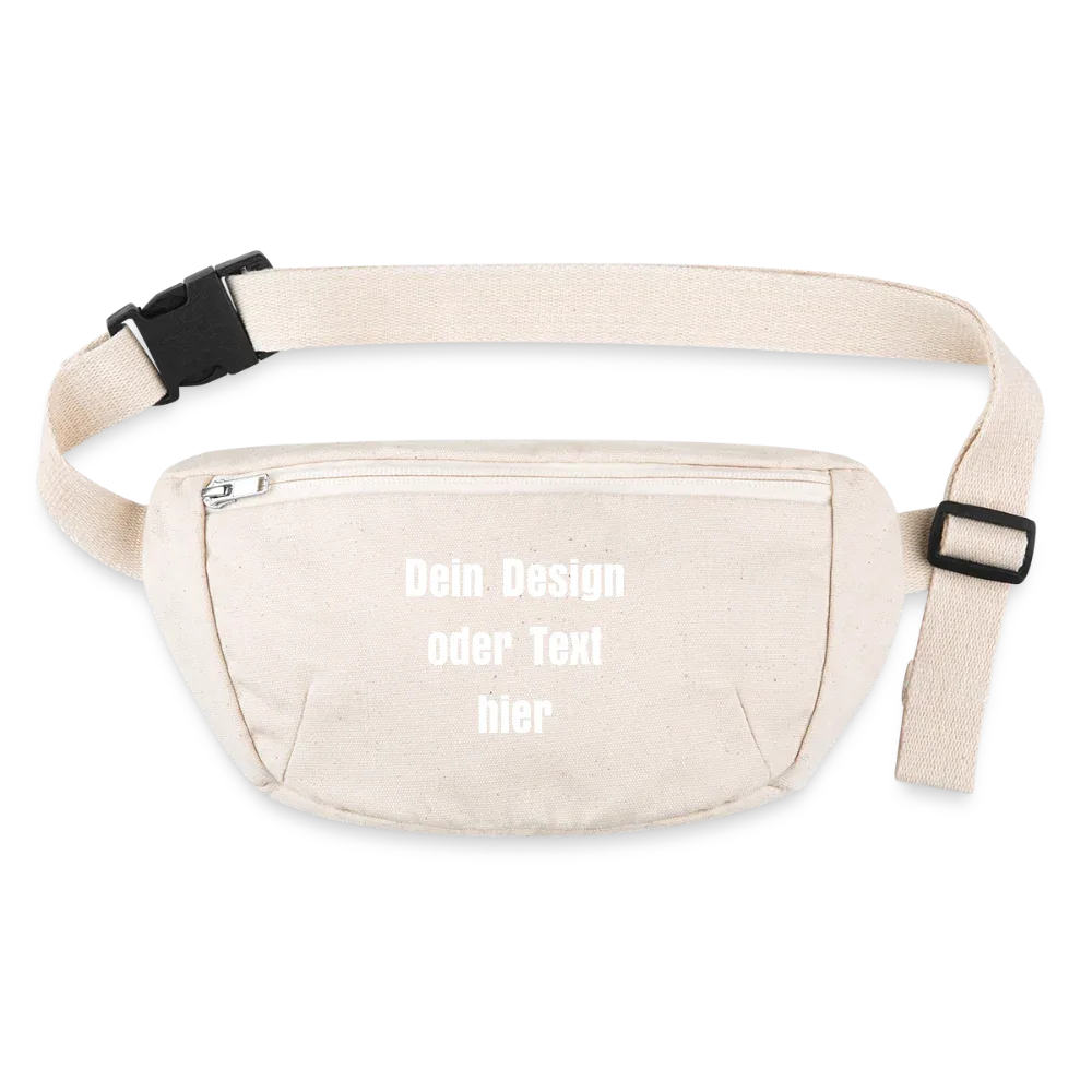Stanley/Stella recycelte Gürteltasche - personalisierbar - Naturweiß