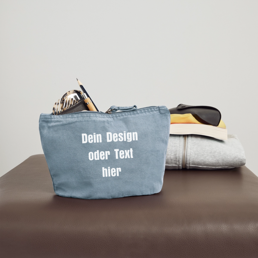 VINTAGE Täschchen - personalisierbar - vintage light blue