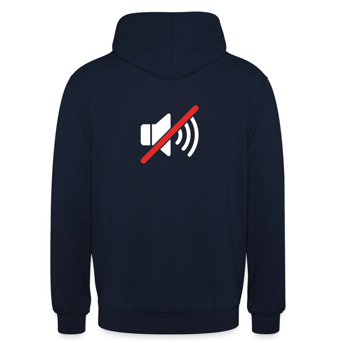 "You're on mute. Signal-Motiv" Motiv-Hoodie unisex, Farbe Navy