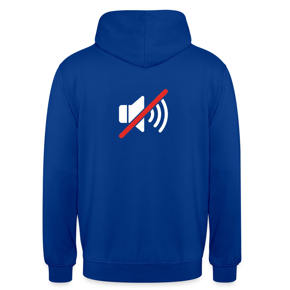 "You're on mute. Signal-Motiv" Motiv-Hoodie unisex, Farbe Royalblau