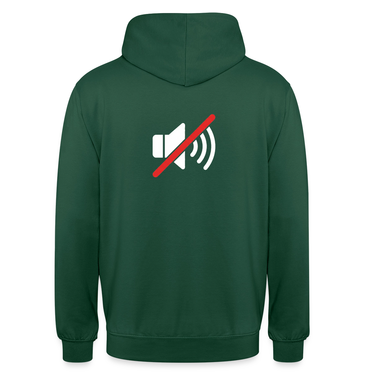 "You're on mute. Signal-Motiv" Motiv-Hoodie unisex, Farbe Flaschengrün