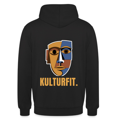 Kulturfit. Kubismus-Motiv Motiv-Hoodie unisex, Farbe Schwarz