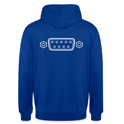 "RS-232" Motiv-Hoodie unisex, Farbe Royalblau