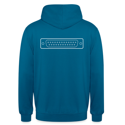 "LPT1" Motiv-Hoodie unisex, Farbe Tiefseeblau